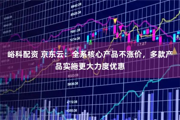 峪科配资 京东云：全系核心产品不涨价，多款产品实施更大力度优惠