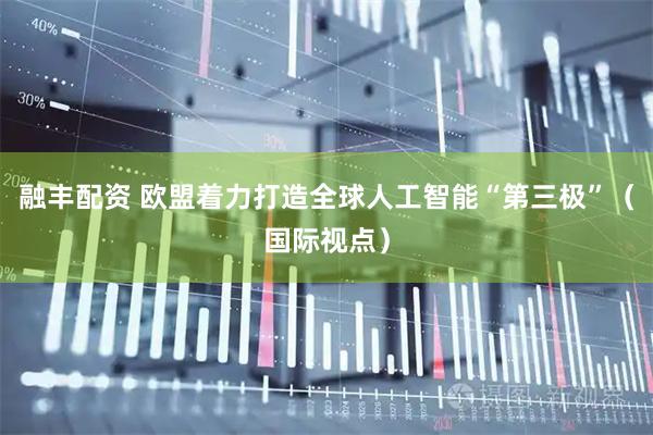 融丰配资 欧盟着力打造全球人工智能“第三极”（国际视点）