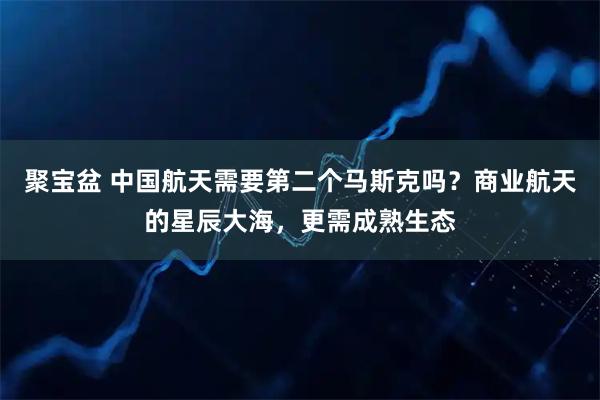 聚宝盆 中国航天需要第二个马斯克吗？商业航天的星辰大海，更需成熟生态